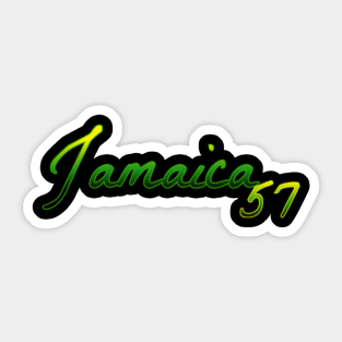 JAMAICA IS 57 years old. Sticker